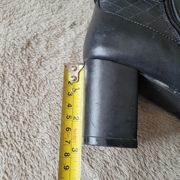 Blondo black block heel waterproof ankle boots size 8 - Picture 8 of 11